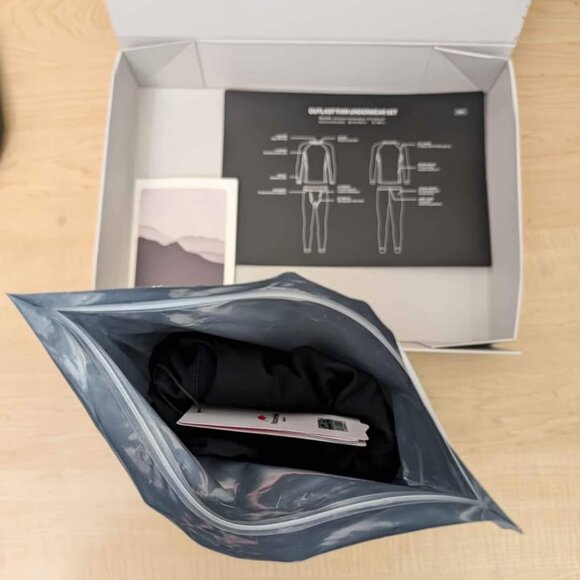 Naturehike Men's Thermal Underwear Clothing Sets Top & Long Johns Quick Dry - Picture 7 of 7